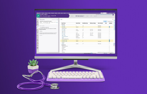 Computer displaying athenahealth’s latest product release.